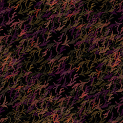 Seamless pattern patchwork design. Striped print with dots and halftone flowers. Watercolor effect. Suitable for bed linen, leggings, shorts and fashion industry.