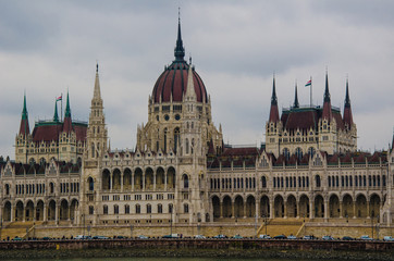 Fototapeta premium Budapest - Palazzo del Parlamento