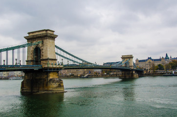 Obraz premium Ponte delle Catene - Budapest