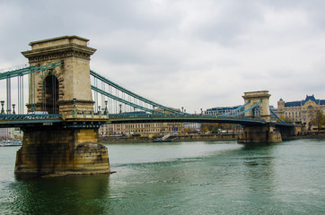 Naklejka premium Ponte delle Catene - Budapest