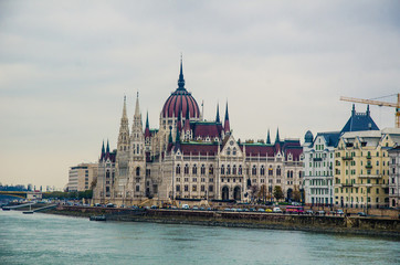 Obraz premium Budapest - Palazzo del Parlamento
