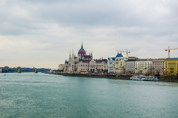 Fototapeta premium Budapest - Palazzo del Parlamento