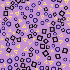 Seamless vector EPS 10 pattern. Abstract geometric pattern. 