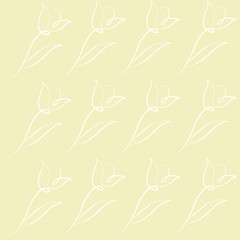 Tulip spring pattern