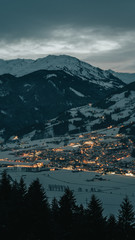 Fügen, Zillertal by night
