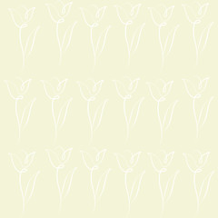 Tulip spring pattern