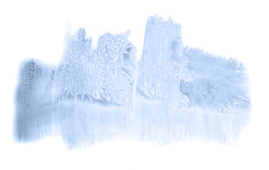 Abstract watercolor background hand-drawn on paper. Volumetric smoke elements. Navy blue color. For design, web, card, text, decoration, surfaces.