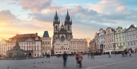 Naklejka premium Prague under sunlight.