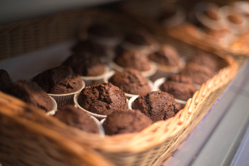muffins in the store