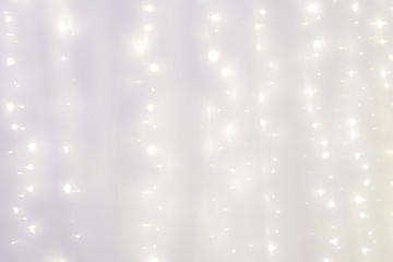 Obraz na płótnie Canvas blur soft white led light on sew for background