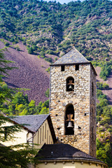 Fototapeta na wymiar Sant Esteve church in Andorra la Vella, Andorra