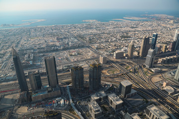 Fototapeta na wymiar View on Dubai downtown, United Arab Emirates