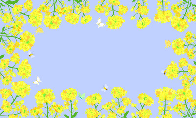 菜の花フレーム　07