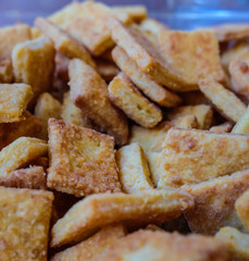 Stack with cheese cookies