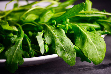 fresh arugula salad