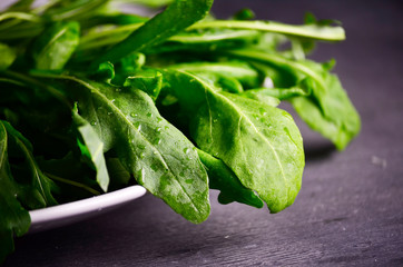 fresh arugula salad