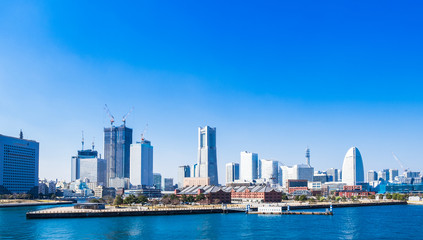 横浜　みなとみらい　全景