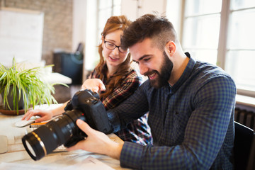 Picture of architects working together in office