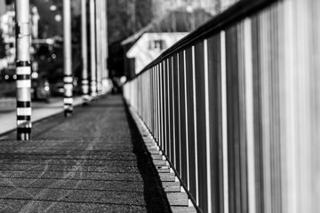 man walking on the street