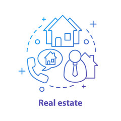 Real estate concept icon