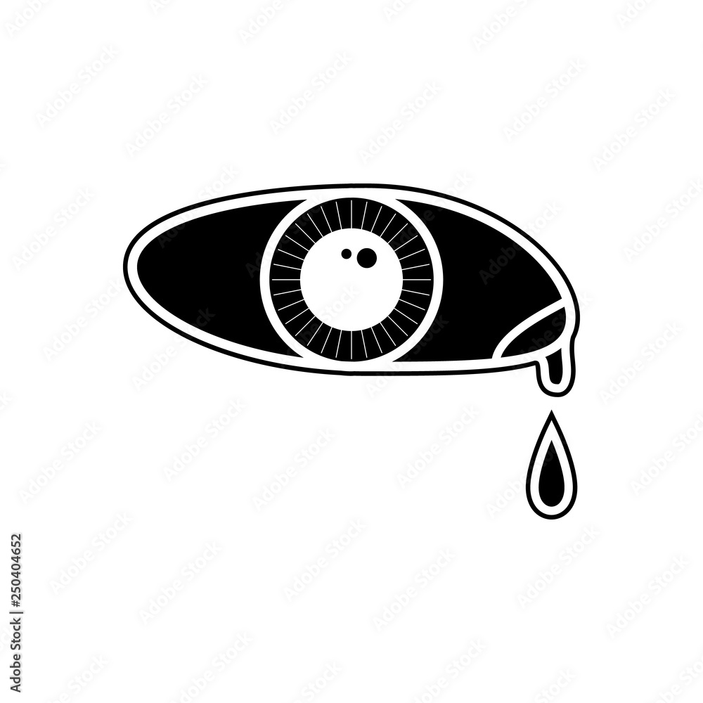 Poster tears from the loss of a loved one icon. element of cityscape for mobile concept and web apps icon. 