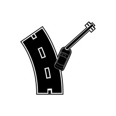 car accident  icon. Element of Cityscape for mobile concept and web apps icon. Glyph, flat icon for website design and development, app development