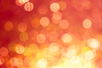 Blue bokeh background, abstract defocused lights