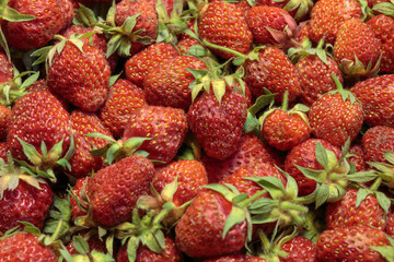 Fresh strawberry background. Concept of natural background.