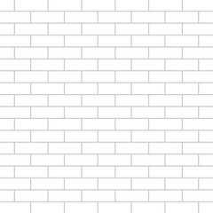 White Brick wall texture background. Texture of white bricks.