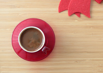 a cup of turkish coffee
