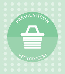 Shopping Basket Icon for Web, Applications, Software & Graphic Designs.
