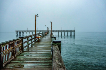 Fototapeta premium Solomons Island Maryland USA Dock on Chesapeake Bay