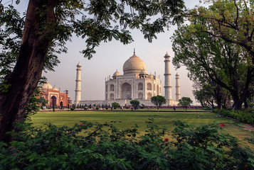 Taj Mahal mausoleum in Agra