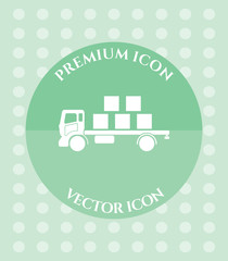 Truck Icon for Web, Applications, Software & Graphic Designs.