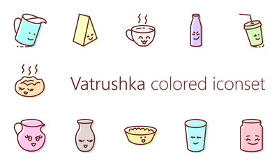 Vatrushka colored iconset