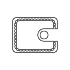 Fototapeta na wymiar purse icon. Element of Finance for mobile concept and web apps icon. Outline, thin line icon for website design and development, app development