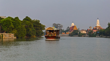 Hausboot auf dem Mae Nam Chao Phraya