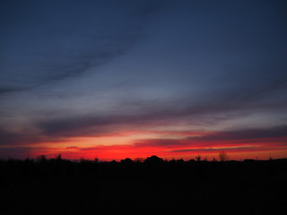 Fototapeta na wymiar Fantastic sky during the sunset