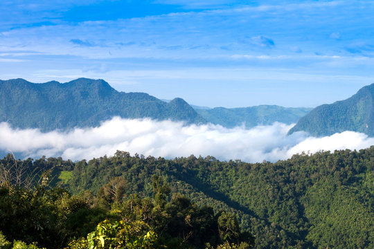 Beautiful landscape, Mae moei National Park,Thailand