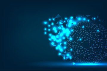 Technology Concept Background eps10.The hi-tech backdrop for event or for any presentation.