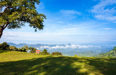 Fototapeta na wymiar Beautiful landscape, Mae moei National Park,Thailand