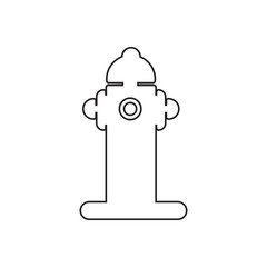 hydrant icon. Element of fire guardfor mobile concept and web apps icon. Outline, thin line icon for website design and development, app development