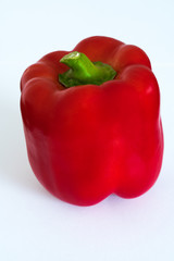 Close up of a red Bell or Sweet Pepper