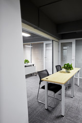 Obraz na płótnie Canvas Simple meeting room and classroom interior