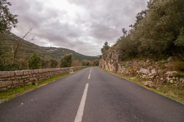Road in mountains