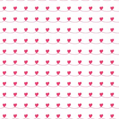 Heart seamless pattern.Colorful hearts.Packaging design for gift wrap. Abstract geometric modern background.   