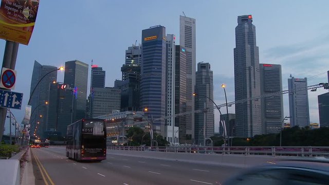 Long view of HSBC building, Singapore