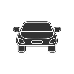 a car icon. Element of navigation for mobile concept and web apps icon. Glyph, flat icon for website design and development, app development