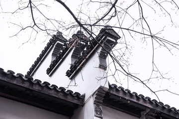 Horse head wall in Huizhou architecture