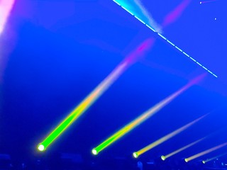 abstract background with lights